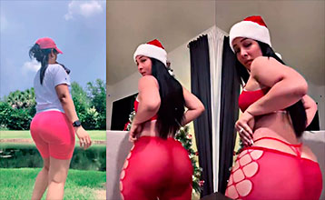 La bebé dominicana Yafri les desea una  feliz noche de Navidad 🎅