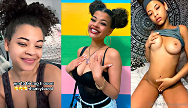 Video porno de Gigi Vip de su página azul pajeandose