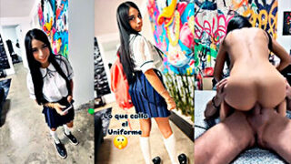 La puta de Dafne Michelle singando muy duro con un vecino