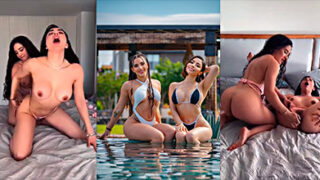Keren Canelon y Cindy Joss con un gran consolador