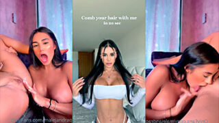 Alejandra Quintero dando lecciones de como mamar un toto