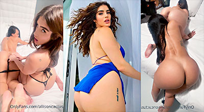 Allison Cactus devorando el toto de su puta amiga lesbiana