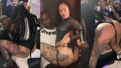 Megane Janell Moviendo su Gran Culo en el Party