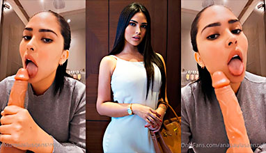 Ana Paula Saenz te pregunta si estás listo para chupar esa polla