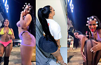 Dominican the beba berry con dos lesbianas muy calientes