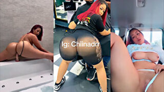 Dominicana La Chinita con un tremendo consolador en el toto