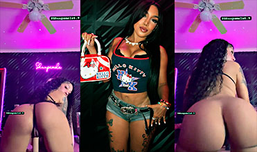 Shupamela dominicana bailando desnuda en cuatro muy bien