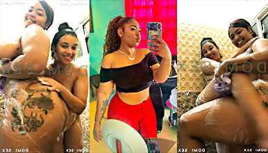 La sadica malvada en el baño de puta con una amiga lesbiana