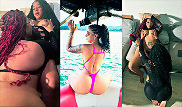 Ex bailarina de Santana y La Gata Rosanna en porno lesbicos