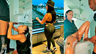 Negro de gran guebo se viene dentro del toto de Daphanez