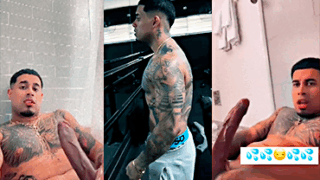 Jimenez video porno haciendose una rica paja a su grande guebo