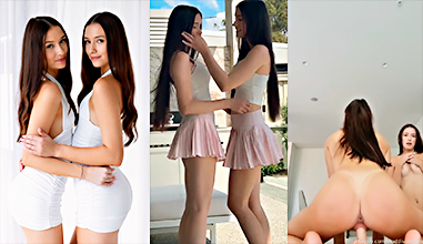 Jovenes gemelas australianas en rico video porno lesbico