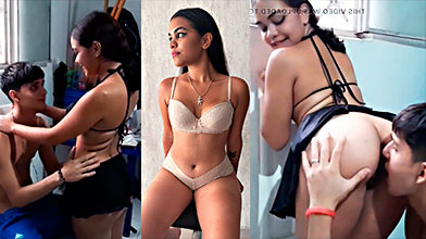 La puta de Valentina se deja seducir por un flaco y singan rico