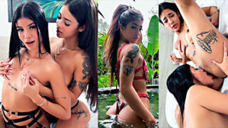 Video porno de Anna Cherry y Alanna White en puterias lesbicas