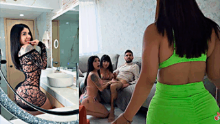 Un rico cuarteto de rica mamadas de guebo al jardinero