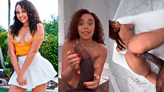 Baby Willow Ryder singando duro con el guebo brutal de Brickzilla