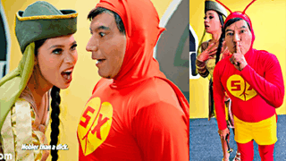 El Chapulín Colorado se lo mete muy una a una putita intensa