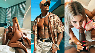 Black Jason Luv CJ Miles y Ema Karter singando muy intenso en trio