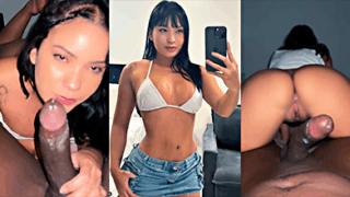 La zorra de Lina Nakamura obtiene mucha leche de ese negro