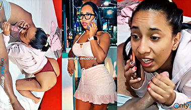 Puta Infiel hablando con su novio por celular y singando con otro