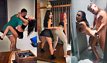 Vídeo porno de Max Sinbros en una ardiente orgía con dos asiaticas