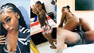 Dominicana Andria García singando intensamente por dinero