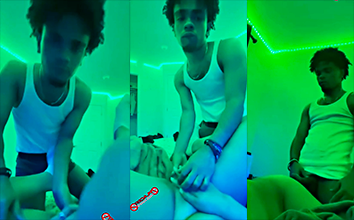 Una Pareja dominicana se graba en una cabaña singando intenso