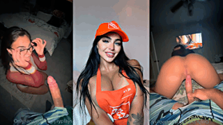 A la zorra de Emily Rinaudo le rompen el culo duro en Halloween