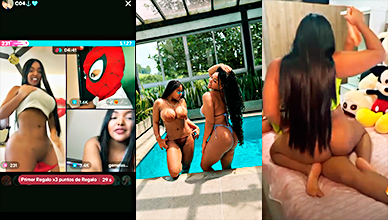 Las hermanas gemelas hacen un live en Tiktok con Spider Man