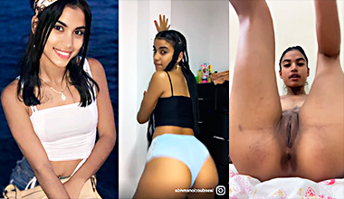 Dominicana La Diosa Amaeya en paja ardiente con un consolador