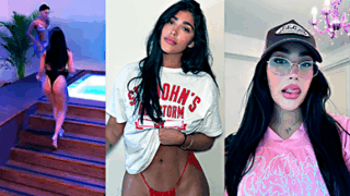 Perversa y Dani Barranco en casa de Alofoke en puterias