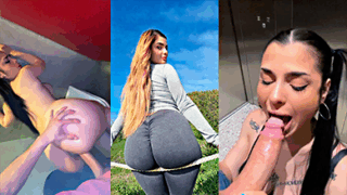 La zorra española Nadja Rey Torres singando duro en un baño público