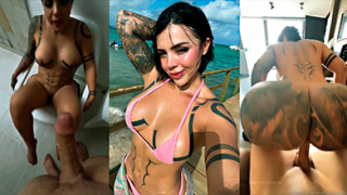 La zorra Delettraa singando intensamente con un amigo