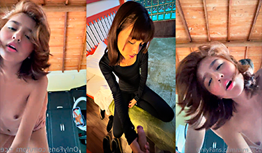 La flaquita Angie Paola singando intenso en cuatro con Su Chico