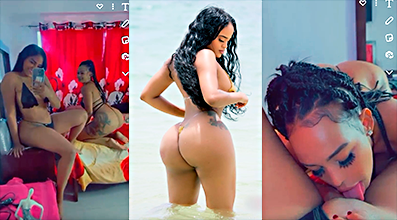 Las putas lesbianas de Rous Valkyria Y Laura Doll en rico porno