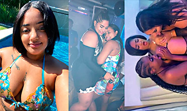 Stephany Perez @kheissy_jimenez 3 Tortilleras Dominicanas Devorándose Sin Piedad En Trío Lésbico