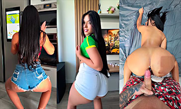 Ester Muniz se rompe el culo y se corre dentro y pide más polla