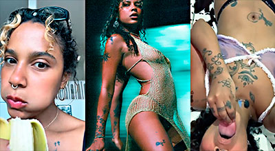 Tokischa Video Xxx La artista dominicana Tokischa escupe saliva en su coño para masturbarse