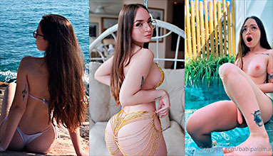 Babi Palomas Porn @babipalomas Babi Palomas Dice Silencio Pajeándose En La Piscina