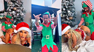 Baby Alien Xxx Baby Alien y Tanya Tehanna follando en Navidad