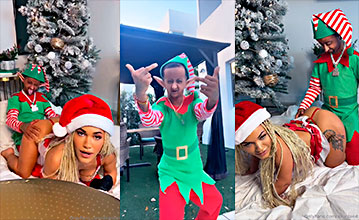 Baby Alien Xxx Baby Alien y Tanya Tehanna follando en Navidad