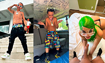 Vídeo porno de Baby Alien con el culazo de Gem Jewels en sexo oral