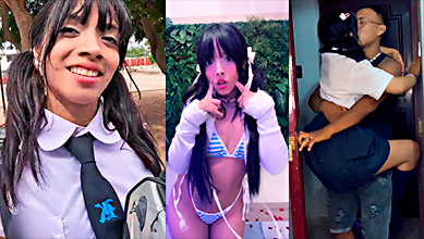 Baby Korina Xxx Vídeo porno de la bebé Korina follando con el conductor de Uber