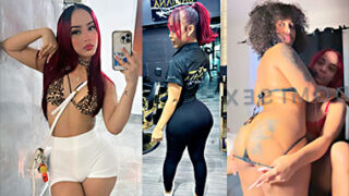 LA ROJA Porn Bailarina de Santana Barber Shop LA ROJA con Lesbiana