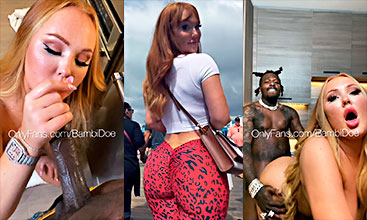 Bambi Doe Porn Bambi Doe enfrentándose a la polla negra de su tipo duro