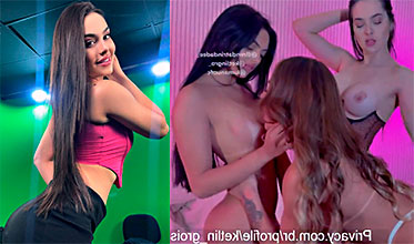 Ketlin Groisman Porno Brenda Trindade y Katlin Groisman en un trío lésbico  ‍