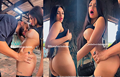 Brenda Trindade lo lleva a una obra y follan duro