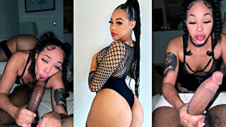 Briana Xxx @iam.brianamonique Briana Monique se vuelve loca como nunca tragándose esa gran polla