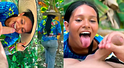 Chicas Campesinas porno Granjero infiel le chupa la polla al jefe para conseguir un teléfono celular nuevo