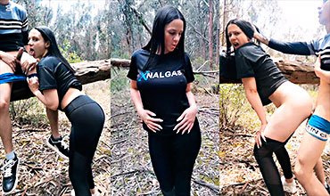 Pretty Cattp Porno Pretty Cattp Invita A Su Amiga Al Bosque A Coger Bien Rico